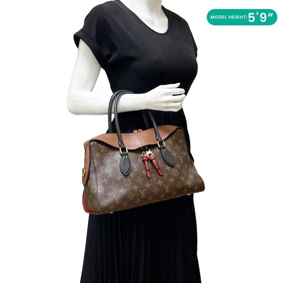 Louis Vuitton  Tuileries Monogram Canvas Tote Shoulder Bag Brown - Picture 3 of 12